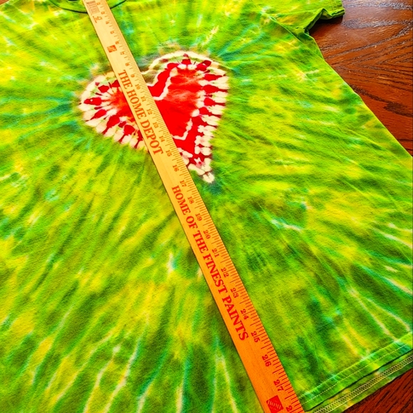 Custom tie dyed Mens/unisex T-shirt, size XL - Picture 3 of 5